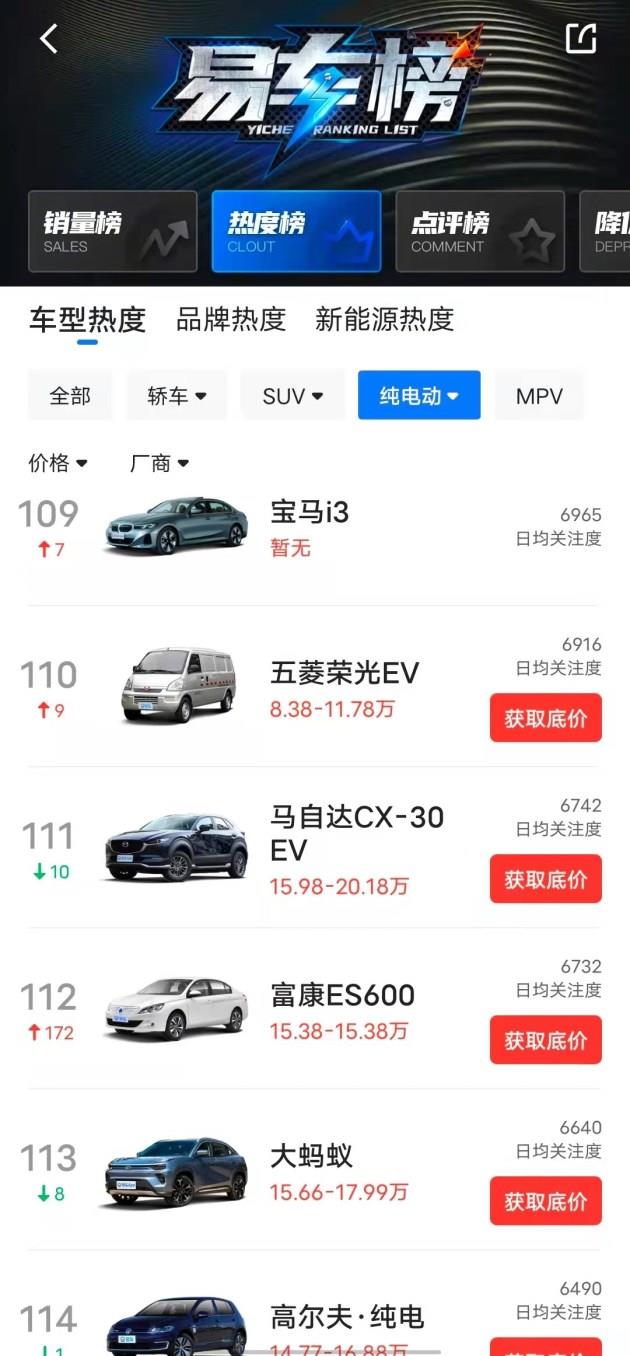 基于3系打造/NEDC续航526km 华晨宝马i3今日亮相