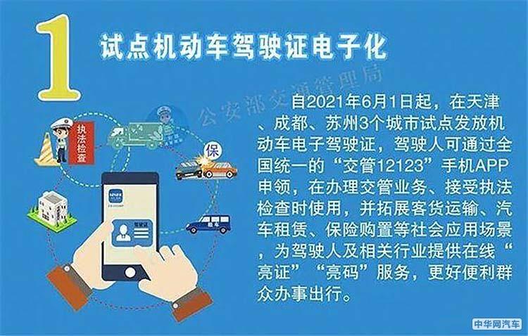 电子驾照终于来了 三个试点城市6月启用