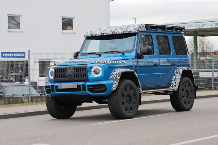 配V8发动机 AMG G 63 4×4海外谍照