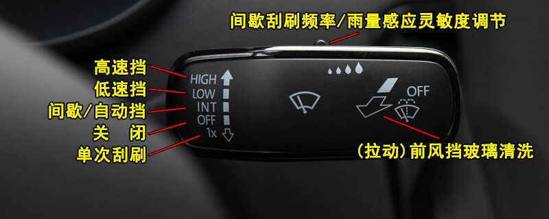 斯柯达速派感应雨刷怎么用,速派后雨刮怎么开启