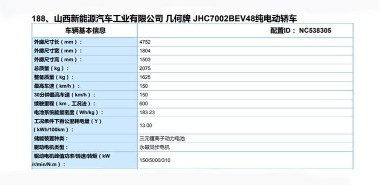 几何A Pro将3月21日预售 续航达600公里