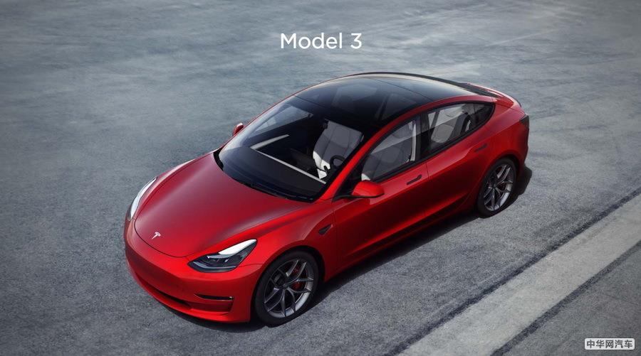 国产特斯拉全新Model 3上市 高性能版售33.99万