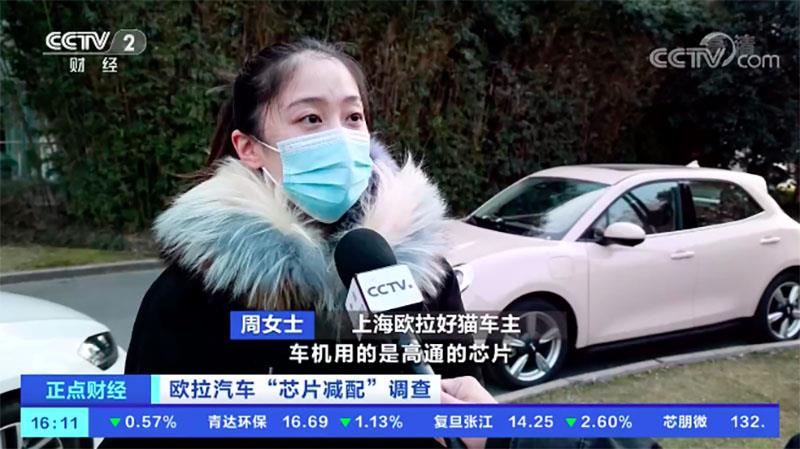 欧拉“偷换芯”遭央视点名 称品牌