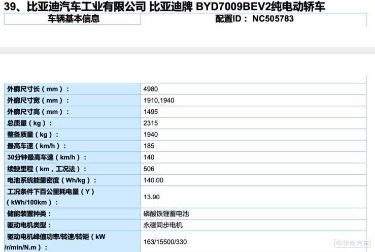 刀片电池更安全 比亚迪汉EV增506km续航版