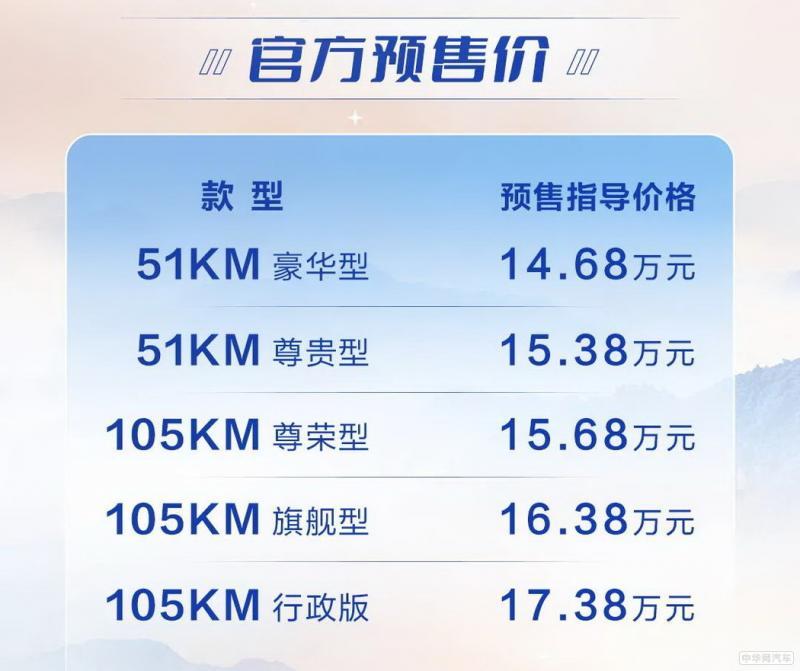 宋MAX DM-i预售14.68万起 家用6/7座 续航上千