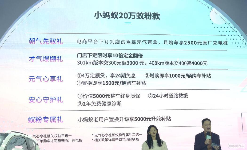 续航高达408km 奇瑞小蚂蚁20万蚁粉款上市