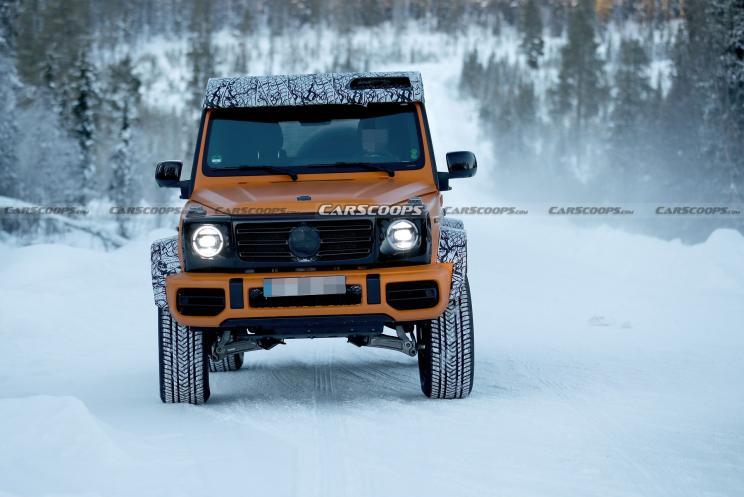 配V8发动机 AMG G 63 4×4海外谍照